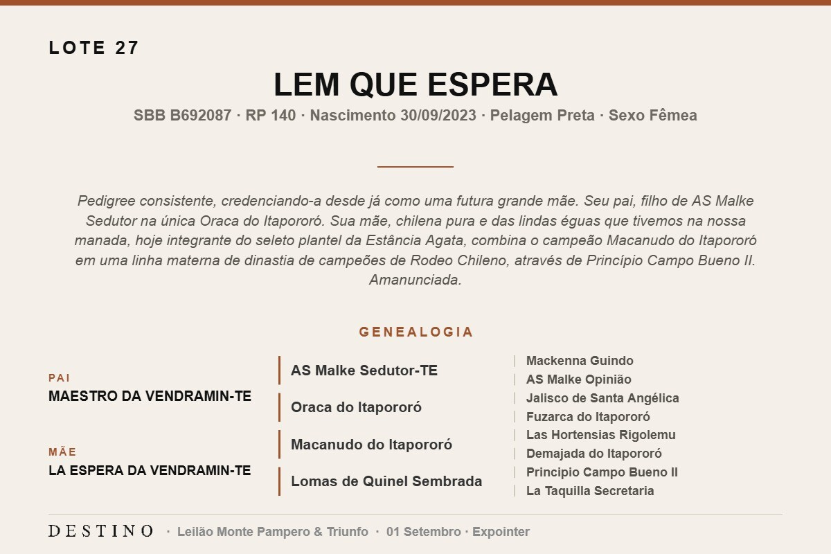 Geração LEM QUE ESPERA