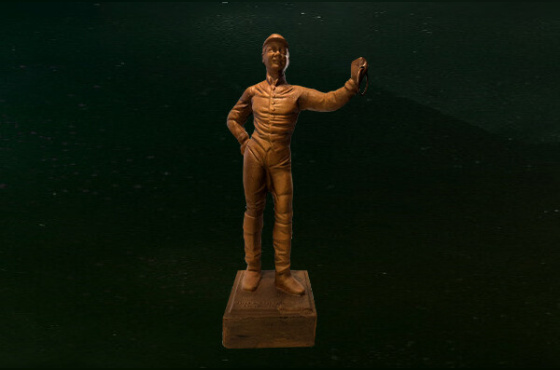 ESCULTURA EM FERRO - JOCKEY