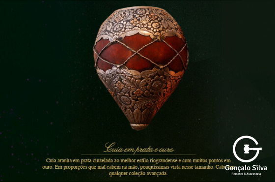 CUIA EM PRATA E OURO