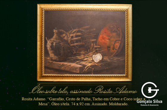 ÓLEO SOBRE TELA ASSINADO ROSITA ADAMO