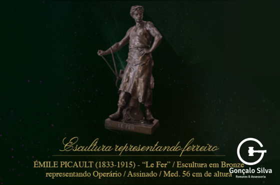 ESCULTURA REPRESENTANDO FERREIRO