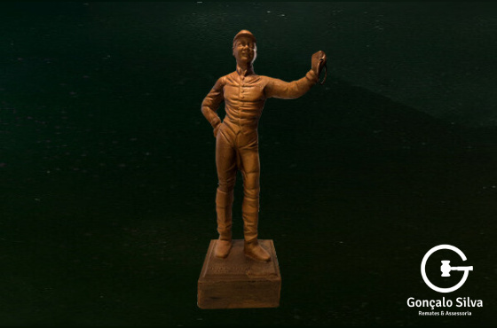 ESCULTURA EM FERRO - JOCKEY